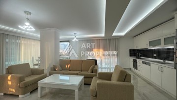 Роскошная квартира 3+1 с панорамным видом на море на первой линии в районе Оба - Ракурс 11