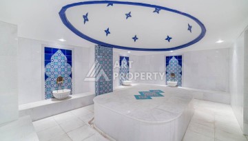 Роскошная квартира 3+1 с панорамным видом на море на первой линии в районе Оба - Ракурс 16