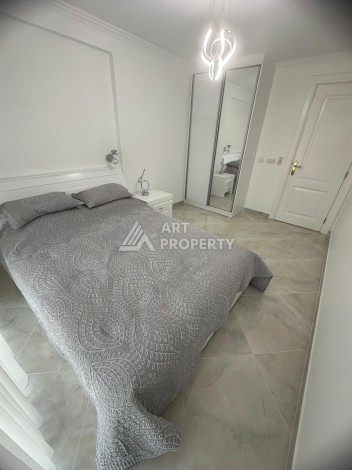 Роскошная квартира 3+1 с панорамным видом на море на первой линии в районе Оба - Ракурс 22