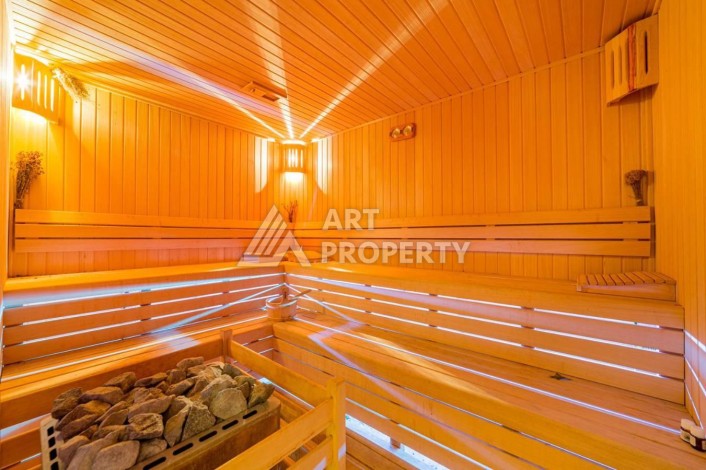 Роскошная квартира 3+1 с панорамным видом на море на первой линии в районе Оба - Ракурс 24