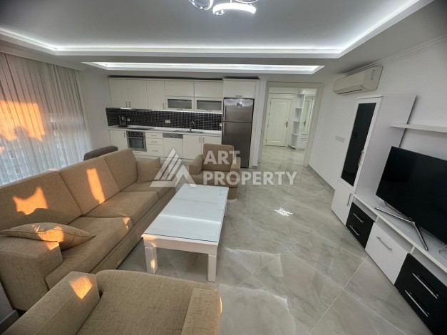 Роскошная квартира 3+1 с панорамным видом на море на первой линии в районе Оба - Ракурс 25