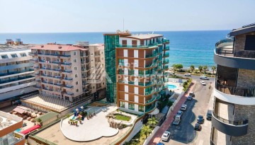 Роскошная квартира 3+1 с панорамным видом на море на первой линии в районе Оба - Ракурс 33