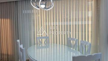 Роскошная квартира 3+1 с панорамным видом на море на первой линии в районе Оба - Ракурс 41