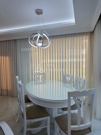 Роскошная квартира 3+1 с панорамным видом на море на первой линии в районе Оба - Ракурс 40