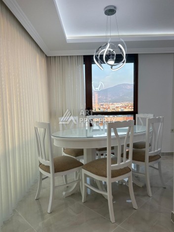 Роскошная квартира 3+1 с панорамным видом на море на первой линии в районе Оба - Ракурс 43