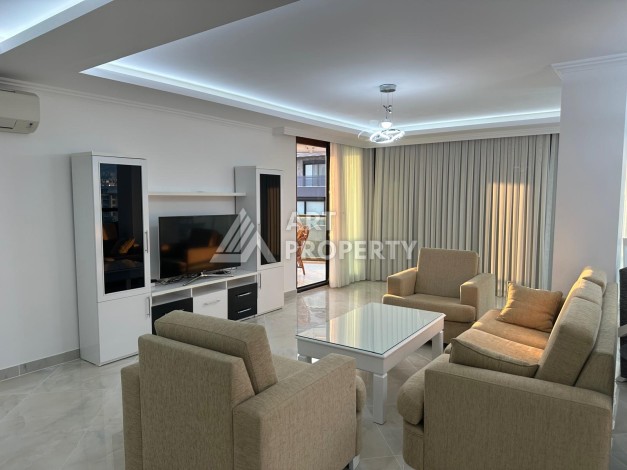 Роскошная квартира 3+1 с панорамным видом на море на первой линии в районе Оба - Ракурс 44