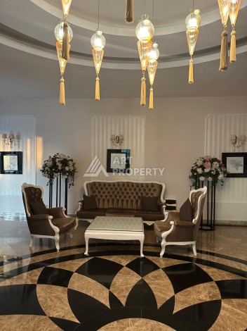 Роскошная квартира 3+1 с панорамным видом на море на первой линии в районе Оба - Ракурс 48