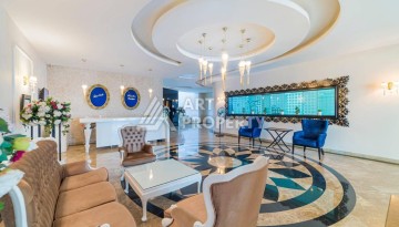 Роскошная квартира 3+1 с панорамным видом на море на первой линии в районе Оба - Ракурс 50