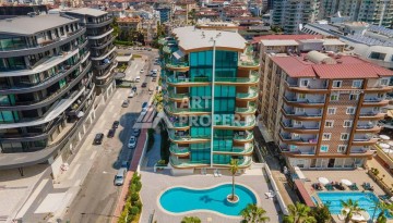 Роскошная квартира 3+1 с панорамным видом на море на первой линии в районе Оба - Ракурс 53