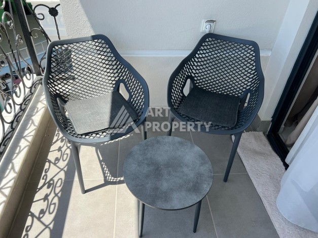 Квартира 1+1 с мебелью в Махмутларе, комфорт в 800 метрах от моря - Ракурс 37