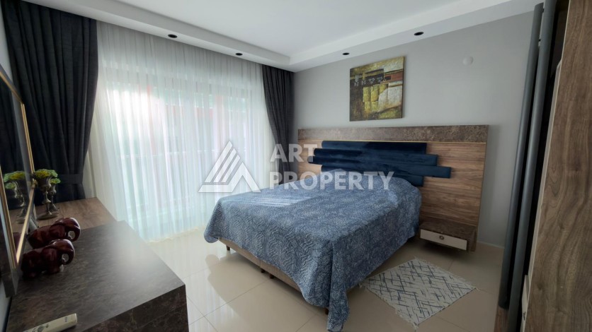 Элитная квартира 1+1 на первой береговой линии с панорамным видом на море в Каргыджаке - Ракурс 4