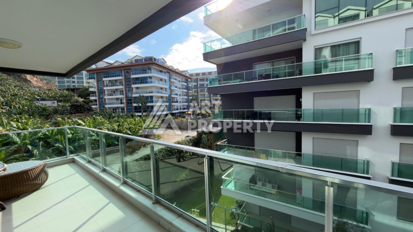 Элитная квартира 1+1 на первой береговой линии с панорамным видом на море в Каргыджаке - Ракурс 7