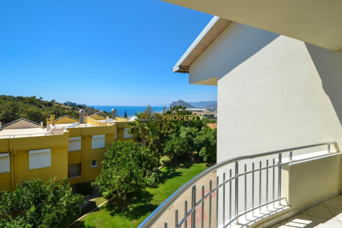 Меблированная двухуровневая квартира 3+1 с видом на Средиземное море в Газипаша, 135 м2 - Ракурс 8