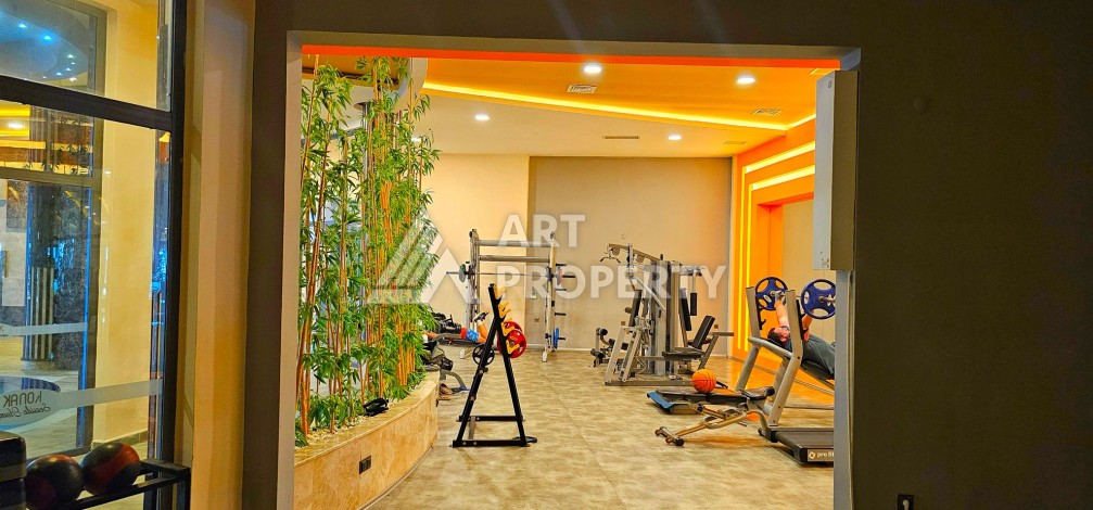 Элитная квартира 1+1 на первой береговой линии с панорамным видом на море в Каргыджаке - Ракурс 9