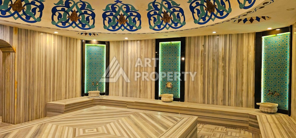 Элитная квартира 1+1 на первой береговой линии с панорамным видом на море в Каргыджаке - Ракурс 16