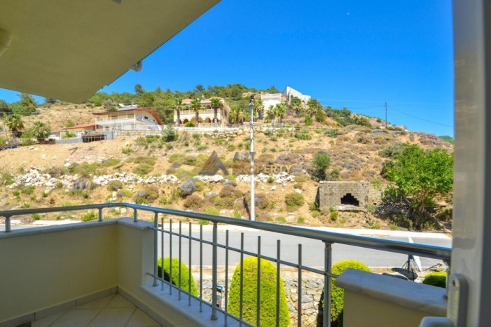 Меблированная двухуровневая квартира 3+1 с видом на Средиземное море в Газипаша, 135 м2 - Ракурс 13