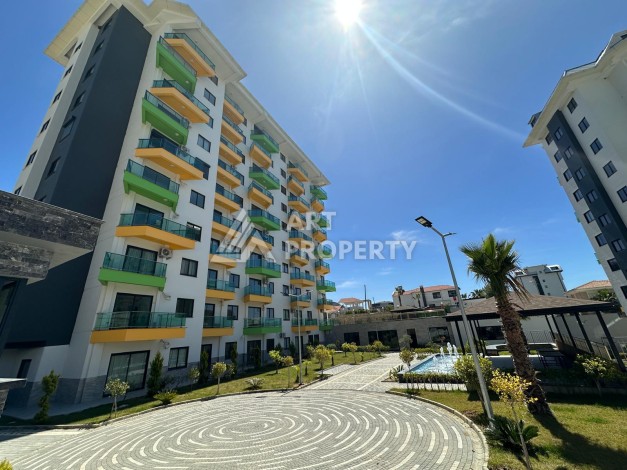 Квартира 1+1 в резиденции люкс класса, 40 кв.м. Авсаллар, Алания - Ракурс 19