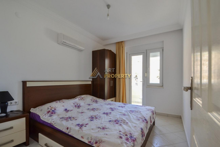 Меблированная двухуровневая квартира 3+1 с видом на Средиземное море в Газипаша, 135 м2 - Ракурс 15