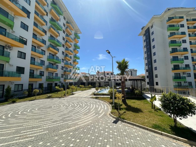 Квартира 1+1 в резиденции люкс класса, 40 кв.м. Авсаллар, Алания - Ракурс 29