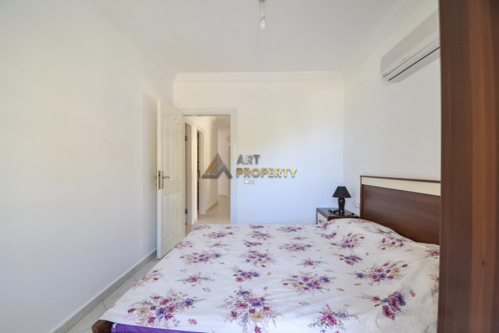 Меблированная двухуровневая квартира 3+1 с видом на Средиземное море в Газипаша, 135 м2 - Ракурс 16