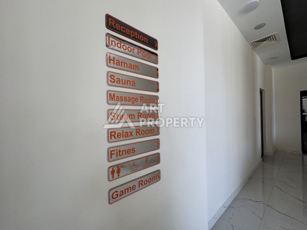 Квартира 1+1 в резиденции люкс класса, 40 кв.м. Авсаллар, Алания - Ракурс 33