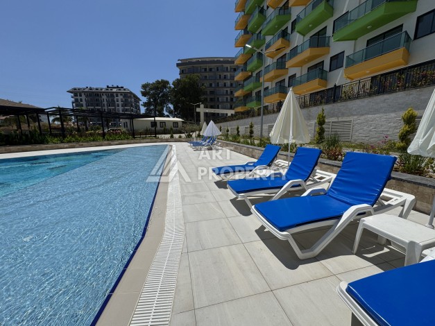 Квартира 1+1 в резиденции люкс класса, 40 кв.м. Авсаллар, Алания - Ракурс 40