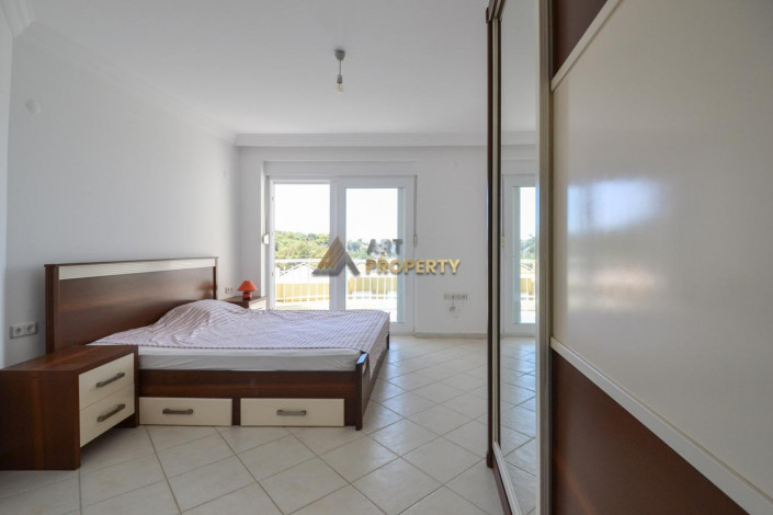 Меблированная двухуровневая квартира 3+1 с видом на Средиземное море в Газипаша, 135 м2 - Ракурс 19