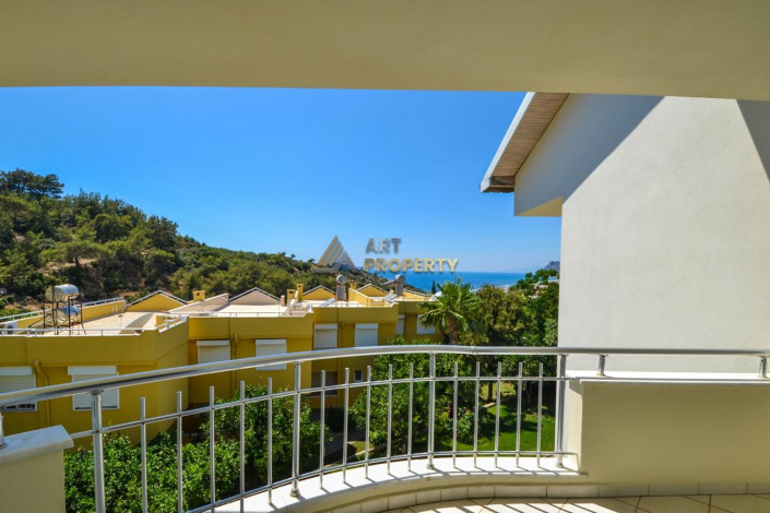 Меблированная двухуровневая квартира 3+1 с видом на Средиземное море в Газипаша, 135 м2 - Ракурс 20