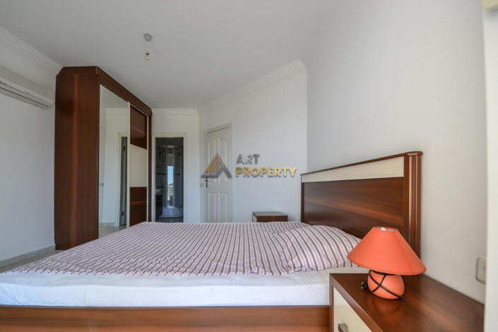 Меблированная двухуровневая квартира 3+1 с видом на Средиземное море в Газипаша, 135 м2 - Ракурс 22