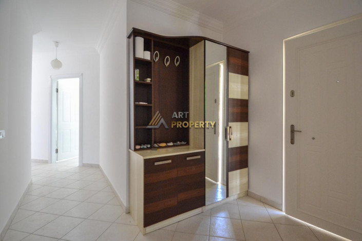 Меблированная двухуровневая квартира 3+1 с видом на Средиземное море в Газипаша, 135 м2 - Ракурс 24