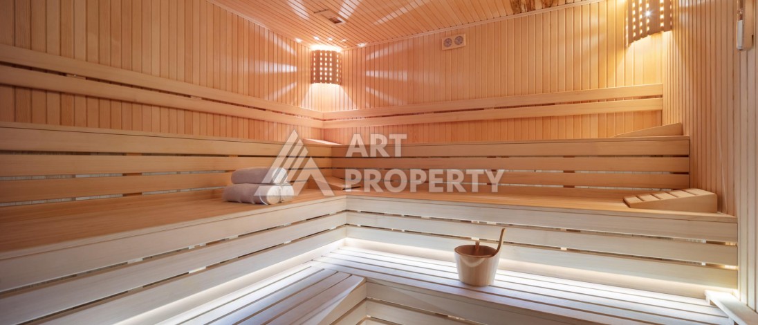 Премиальная квартира 1+1 с панорамным видом на море на первой линии в Каргыджаке - Ракурс 3