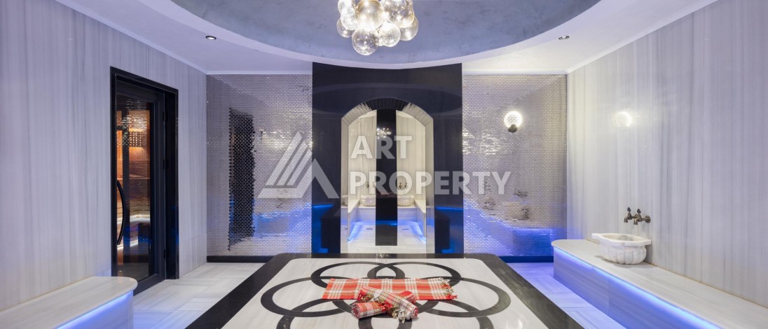 Премиальная квартира 1+1 с панорамным видом на море на первой линии в Каргыджаке - Ракурс 4