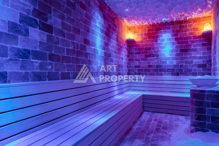 Премиальная квартира 1+1 с панорамным видом на море на первой линии в Каргыджаке - Ракурс 6