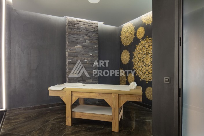 Премиальная квартира 1+1 с панорамным видом на море на первой линии в Каргыджаке - Ракурс 7