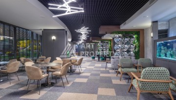 Премиальная квартира 1+1 с панорамным видом на море на первой линии в Каргыджаке - Ракурс 15