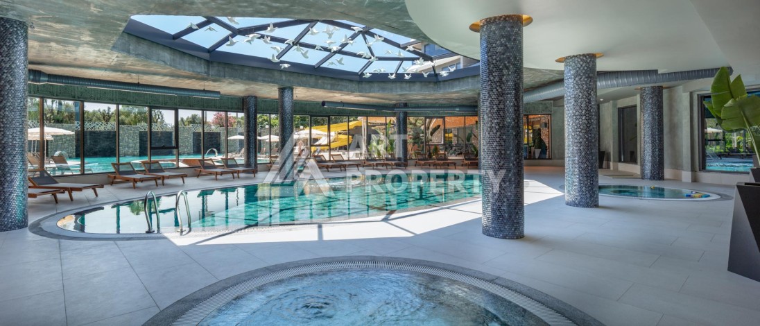 Премиальная квартира 1+1 с панорамным видом на море на первой линии в Каргыджаке - Ракурс 15