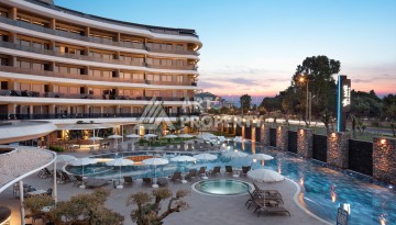 Премиальная квартира 1+1 с панорамным видом на море на первой линии в Каргыджаке - Ракурс 26