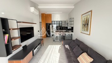 Премиальная квартира 1+1 с панорамным видом на море на первой линии в Каргыджаке - Ракурс 52