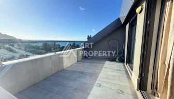 Премиальная квартира 1+1 с панорамным видом на море на первой линии в Каргыджаке - Ракурс 54