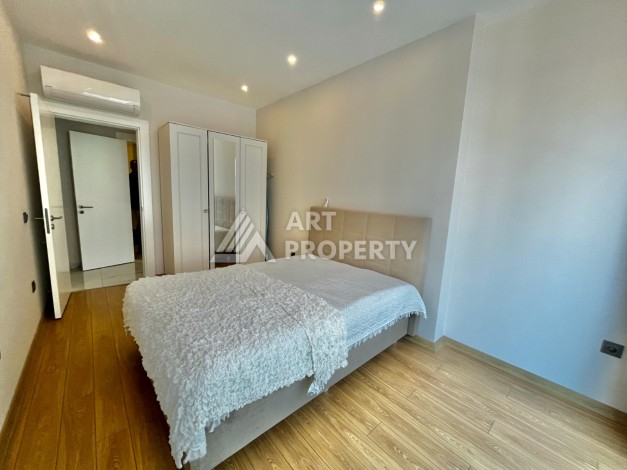 Просторная квартира 3+1 с отдельной кухней и видом на море в центре Алании - Ракурс 17