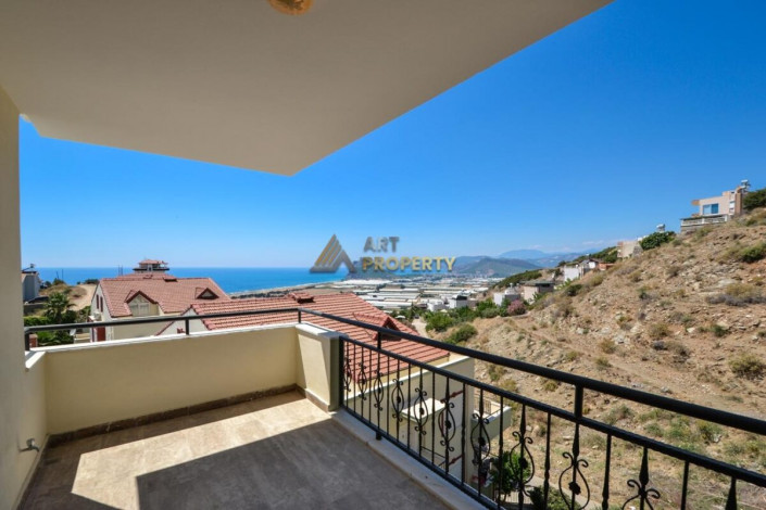 Трехкомнатная квартира с видом на Средиземное море в Газипаша, 86 м2 - Ракурс 2