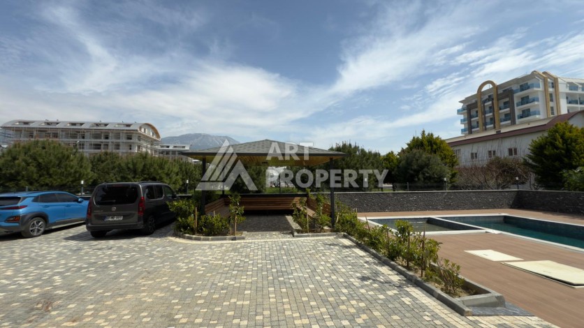 Новая квартира 1+1 с видом на море в районе Каргыджак, первая линия - Ракурс 14