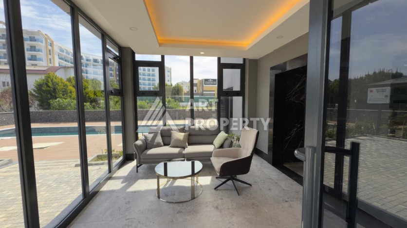 Новая квартира 1+1 в доме 2024 года в районе Каргыджак, 70 метров до моря - Ракурс 4