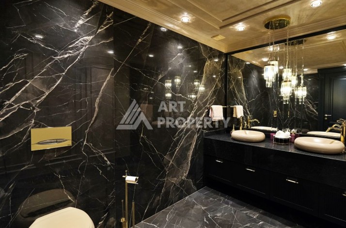 Эксклюзивная вилла 4+2 с панорамными видами на море и горы в районе Оба, Алания - Ракурс 7