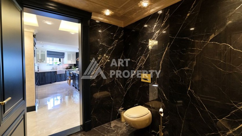 Эксклюзивная вилла 4+2 с панорамными видами на море и горы в районе Оба, Алания - Ракурс 8