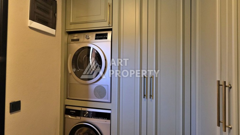 Эксклюзивная вилла 4+2 с панорамными видами на море и горы в районе Оба, Алания - Ракурс 14