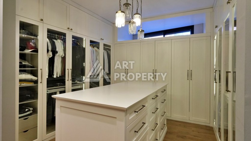 Эксклюзивная вилла 4+2 с панорамными видами на море и горы в районе Оба, Алания - Ракурс 18