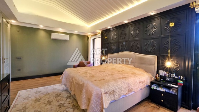 Эксклюзивная вилла 4+2 с панорамными видами на море и горы в районе Оба, Алания - Ракурс 21