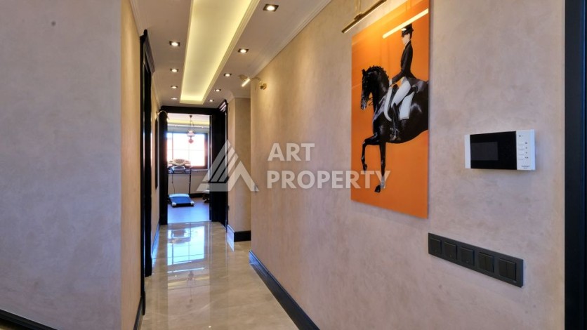 Эксклюзивная вилла 4+2 с панорамными видами на море и горы в районе Оба, Алания - Ракурс 32