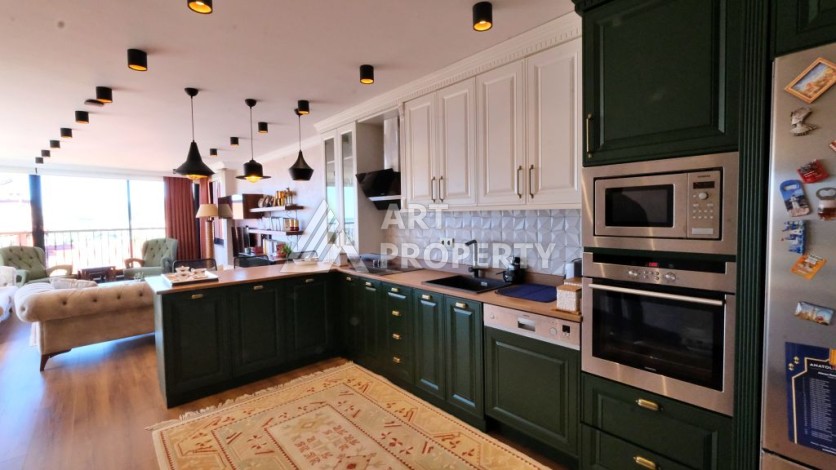 Эксклюзивная вилла 4+2 с панорамными видами на море и горы в районе Оба, Алания - Ракурс 44